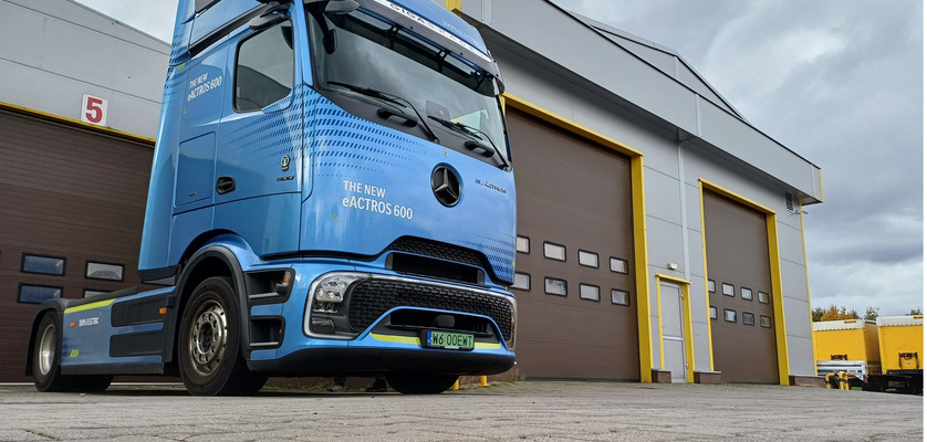 Elektryczny eActros 600 na testach w Dartomie